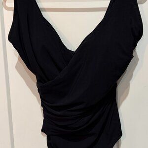 L.L.Bean Shaping Tanksuit Swimsuit – Size 12 Regular – UPF 50+ – Like New